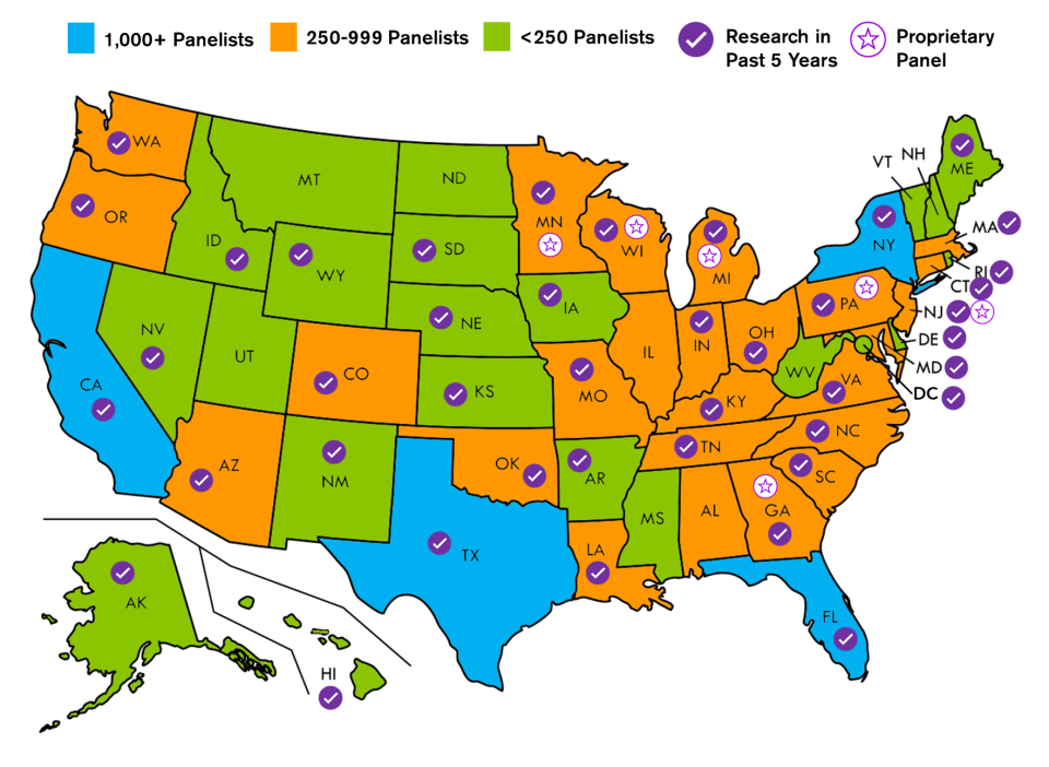 SSRS State Research Project Map_August 2025